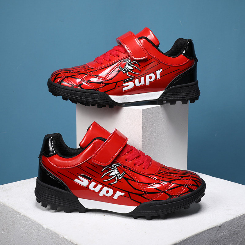 @Adream children's soccer shoes boys middle-aged children's Velcro broken nails 2022 new boy student training