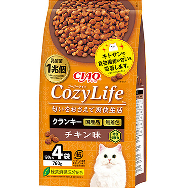 [Most Beloved] Japan Ciao Cozy Life Full-Stage Cat Food with Lactic Acid Bacteria Formula to Regulate the Gastrointestinal Tract
