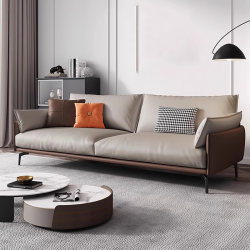 Office Negotiation Reception Sofa Coffee Table Combination Business Three-Seat Sofa Simple Modern Sofa Office Negotiation