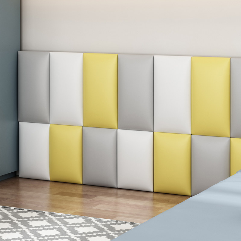 Soft package wall background wall tatami bed surround children's bed headboard self-adhesive baby wall stickers tatami anti-collision cushion