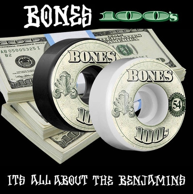 (Limited time discount)Bones 100s series American imported skateboard wheels strong wear-resistant start skateboard