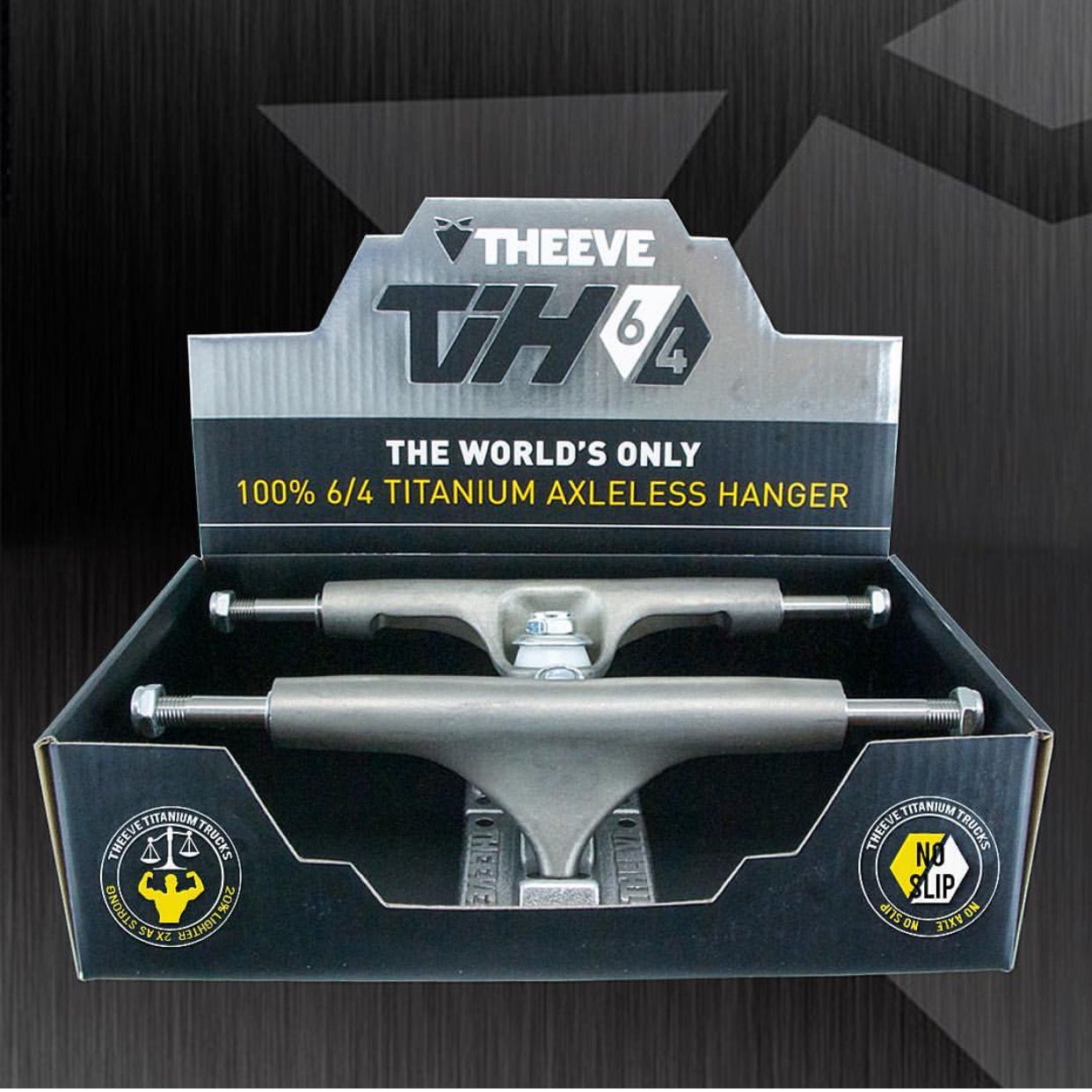 American Theeve TIH double warp skateboard bracket body pure titanium 100% TI pure titanium bridge launch skateboard shop