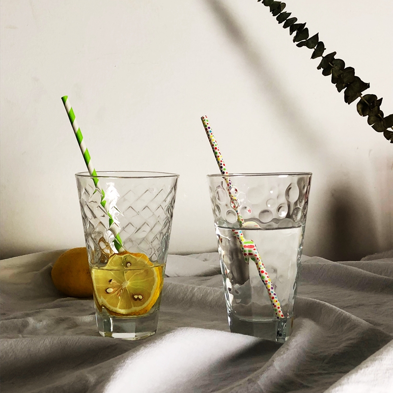 European glass Iced tea cup Large water cup Juice milk cup