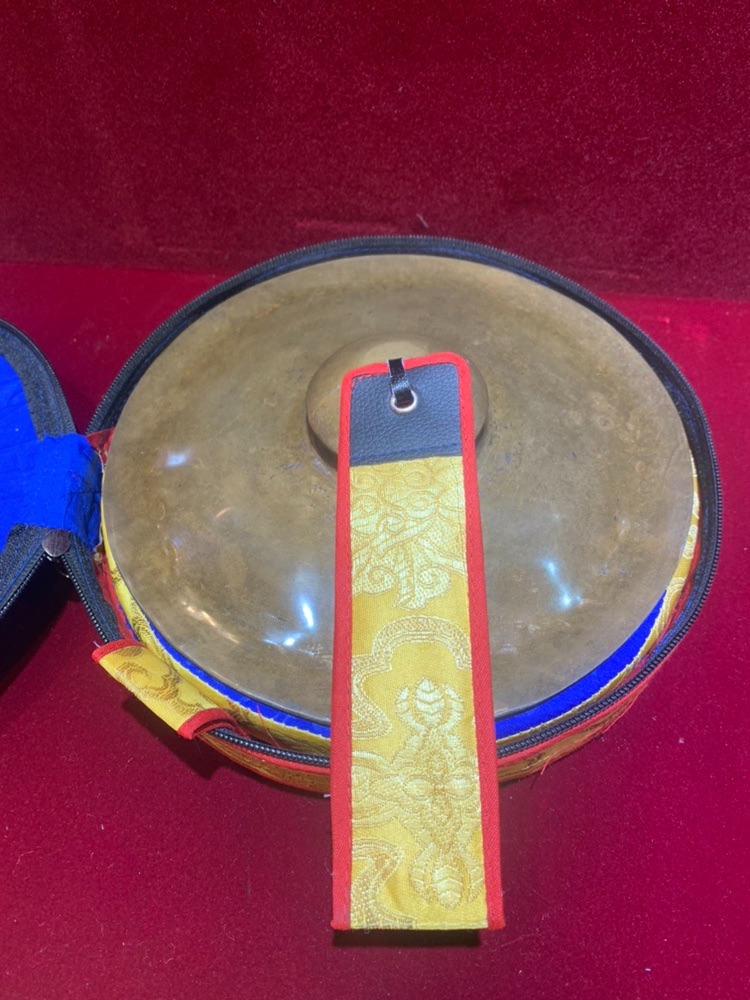 Wisdom compassion Buddha's edge Nepalese cymbal tantric ritual instrument big cymbals Small cymbals copper cymbals cymbals 23 cm