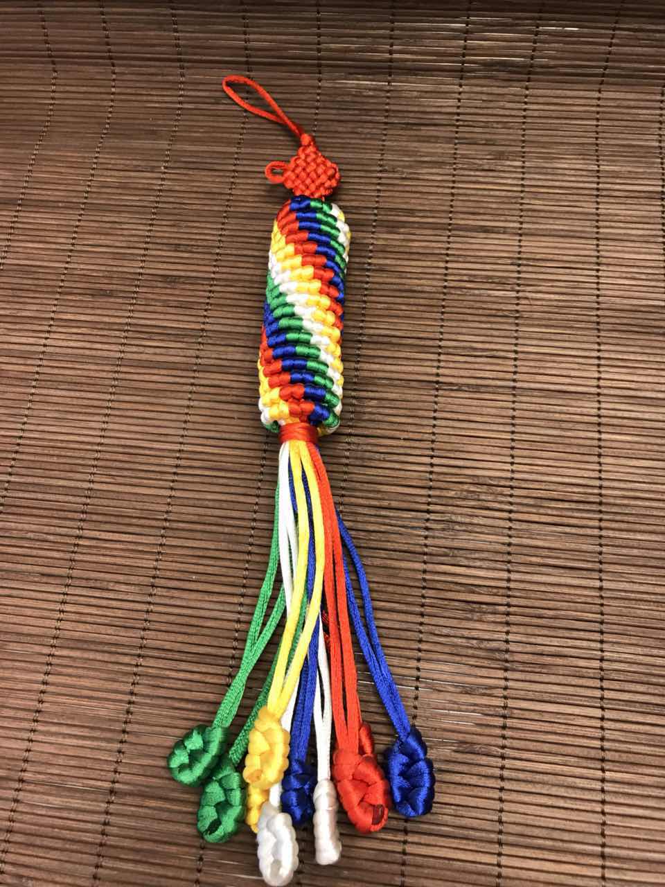 Pure manual preparation of diamond knot hanging amulet evil auspicious knot car hanging bag hanging