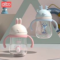 Philharmonie Baby Learn Drink cups Big baby Drinking water cups BOTTLE-PROOF ANTI-CHOKING WITH GRAVITY BALL CHILD STRAW CUP