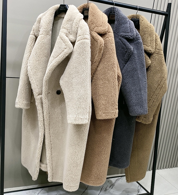 Teddy Bear New Korean Style Teddy Coat Autumn and Winter Alpaca Fur Coat Women's Wool Fleece Lamb Wool Mid-Length Teddy Bear New Korean Style Teddy Coat Autumn and Winter Alpaca Fur Coat Women's Wool Fleece Lamb Wool Mid-Length