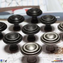 New products Tuo bou hardware drawer wardrobe single hole retro shoe cabinet door handle wine cabinet Zinc alloy small handle