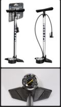 Taiwan GIYO floor pump GF-2430 aluminum alloy high pressure belt barometer bicycle electric car
