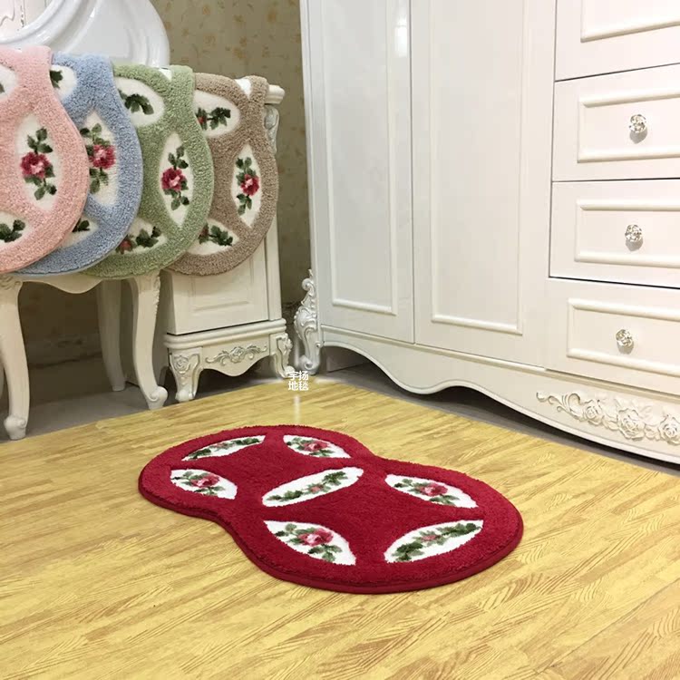 [瑕疵 品] Máy có thể giặt được nước thấm sàn nhà vệ sinh nhà vệ sinh thảm chống trượt nhà cửa lối vào xẻng cửa thảm xốp lót sàn 100x100