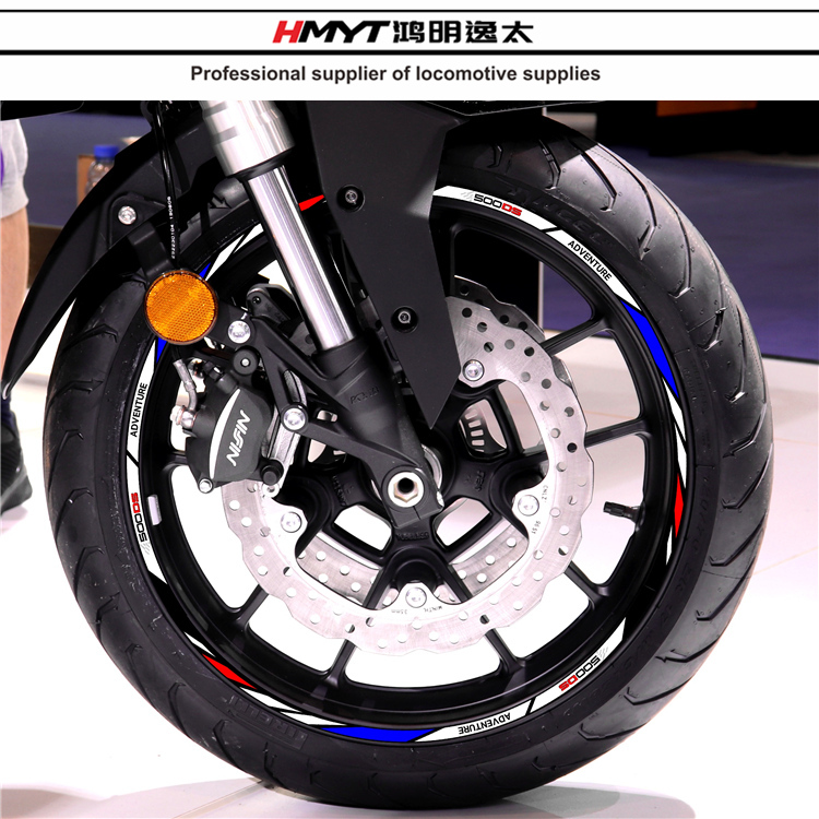 HMYT suitable for Longxin Promise VOGE 500DS modified wheel shell sticker reflective rim stickup new product wheel sticker