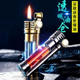 Прозрачная креативная старомодная металлическая зажигалка на керосине