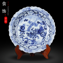 Ghost Guzi down the hill heavy industry hand-painted Jingdezhen antique blue and white porcelain Ming and Qing classical collection ceramic ornaments