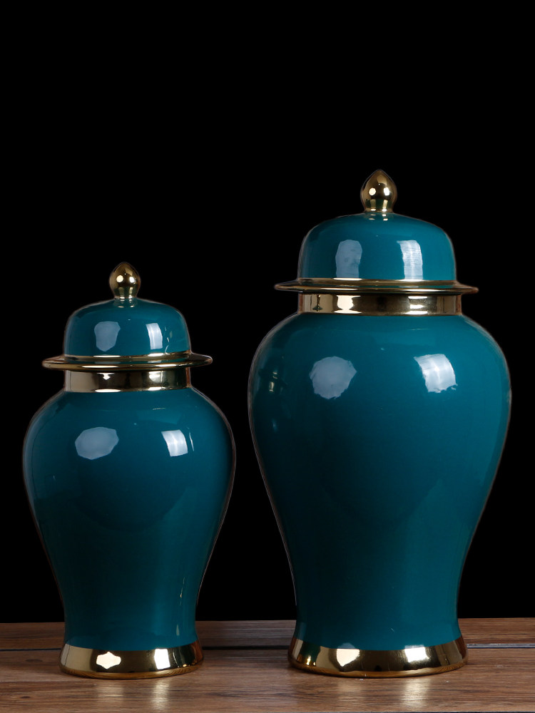 Ceramic general tank art decoration New Chinese home decoration Entrance-like club board room Home soft decoration