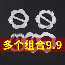 T-shirt corner knot buckle Korean version of Joker hem summer dual-use silk scarf buckle round T-shirt corner buckle decorative buckle