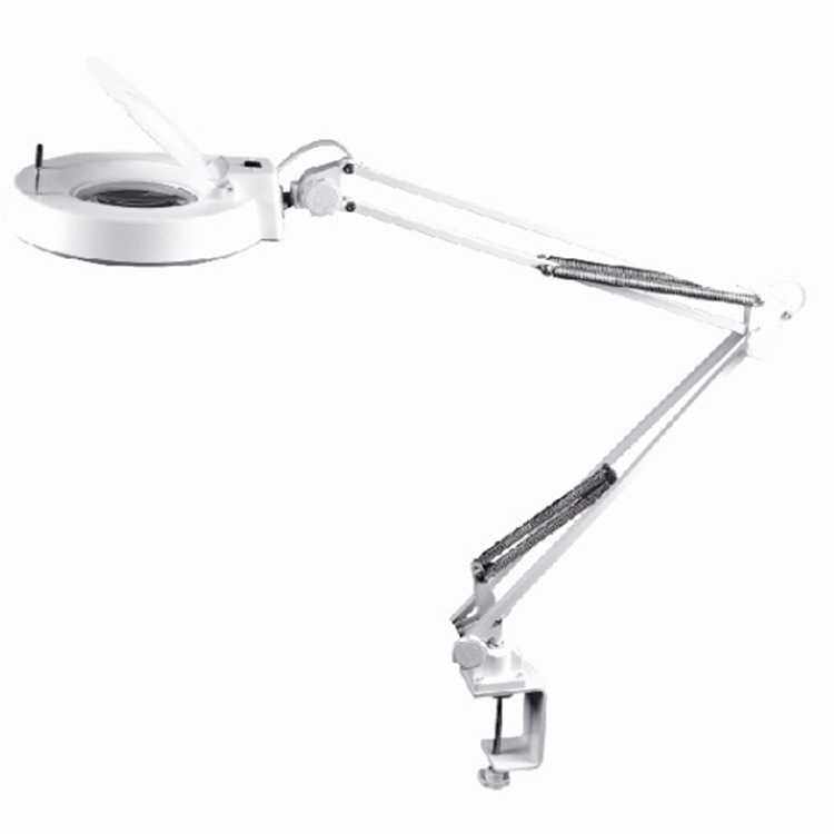 Beneficial desktop magnifier lamp 5 times old reading repair table mobile phone repair engraving welding breadboard test light