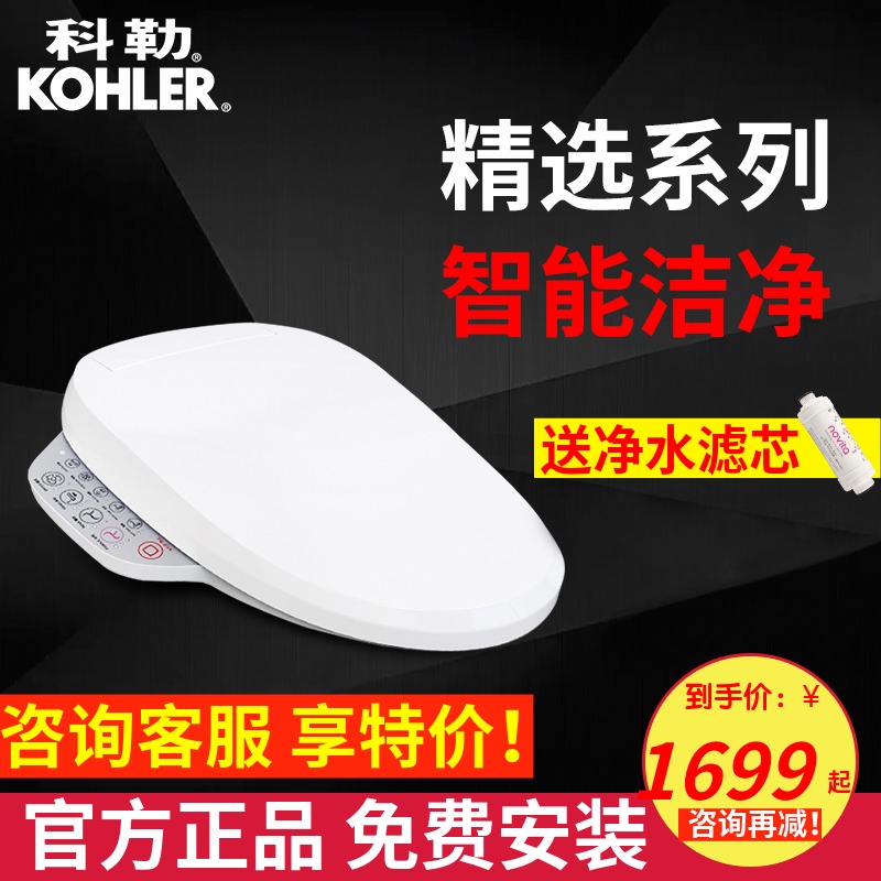 Kohler Smart Toilet Cover Plate Kohler Official Flagship Store Home Instant Bidet Toilet Cover 18649
