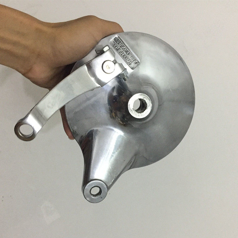 Motorcycle Prince Qianjiang GN125 GS125 rear drum cover Zongshen 125 Road rage 150 Brake drum cover brake pad