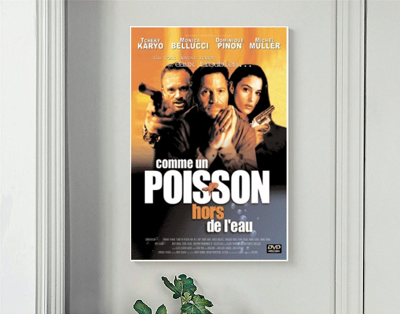 Poster You and I are Like Fish and Water 1999 Monica Bellucci