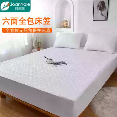 Six-sided all-inclusive bed cover Single piece padded winter bed cover Simmons bed pad protective bed cover Zipper non-slip fixed