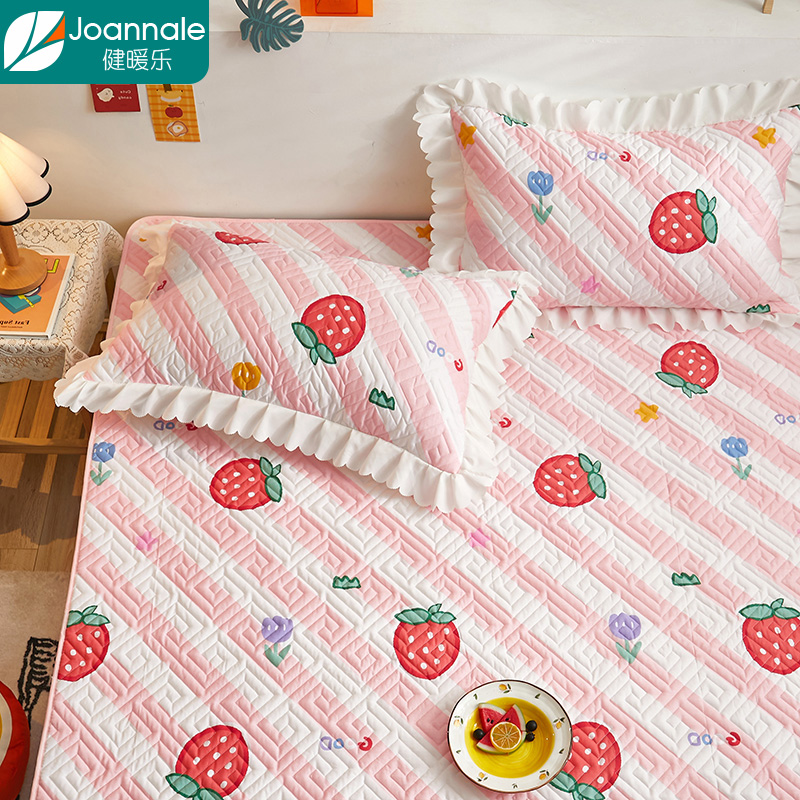 Bed hat single piece cotton mattress cover thickened cotton non-slip cotton sheet bed cover Simmons protective cover can be customized