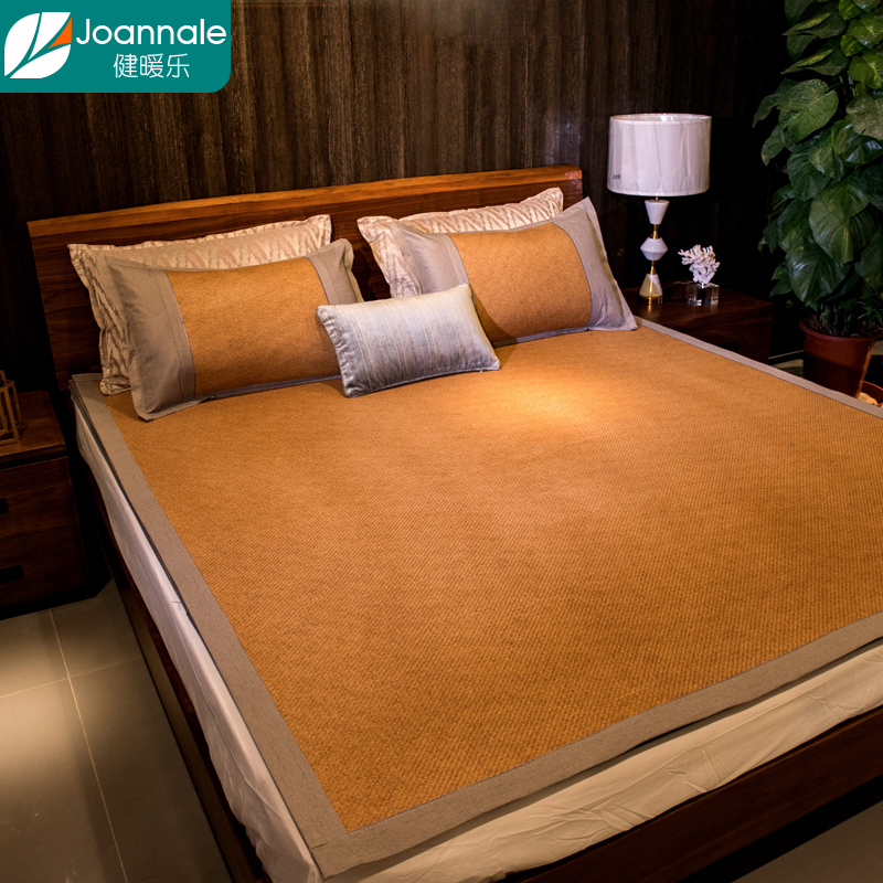 Indonesian rattan mat three sets summer passable fold ice silk bifacial mat 1 5m1 8m bed linen double mat student