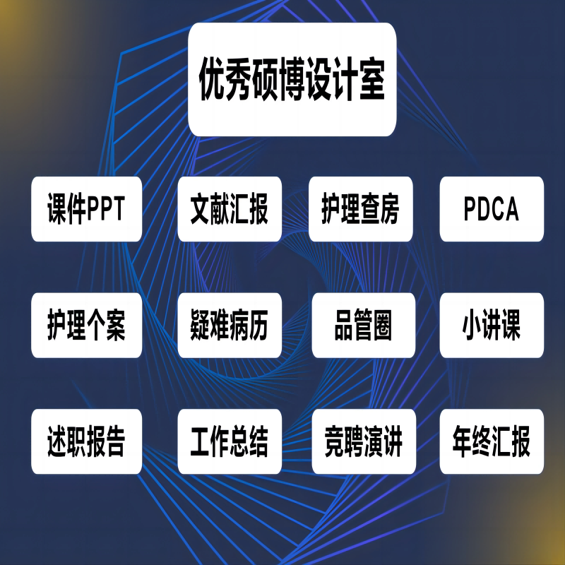 Literature Review, Reading Report, Performance Report, Competitive Speech, High-End Powerpoint Presentation, Beautification and Refinement, Project Training, Promotion