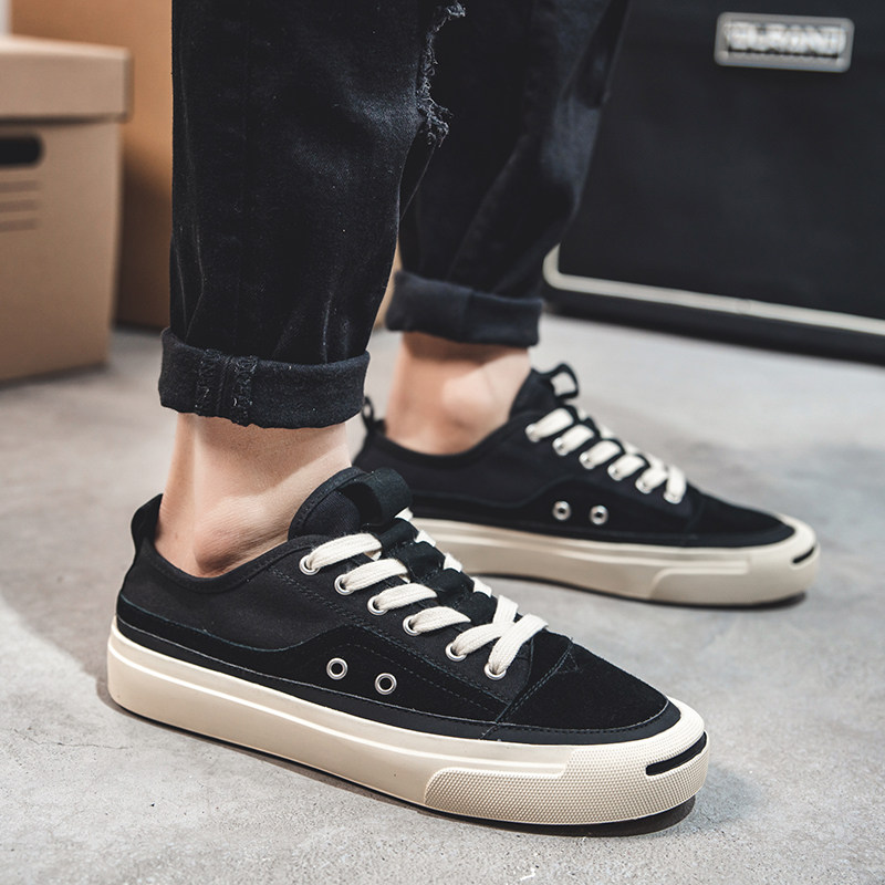 Sails Shoes Men's Opening Laugh 2021 Summer New Day Series Trends Ins Low Bunch of Breathable Thick Underfloor Shoes Men Casual-Taobao