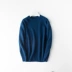 Áo len cashmere nam cổ tròn dày trung niên đan nam phiên bản Hàn Quốc mùa thu và mùa đông ấm áp áo len cashmere tinh khiết áo thun nam Áo len Cashmere