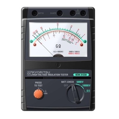 Kretz Insulation Resistance Tester 10000V Megohmmeter Pointer Megohmmeter 3123A High Resistance Meter Shake Meter Mega