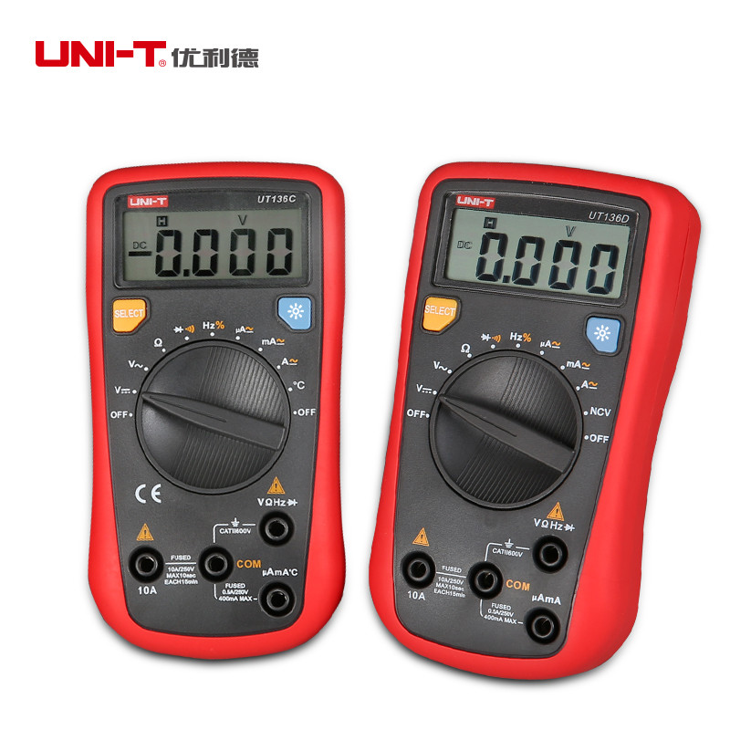 Ulidevan Electrometer Versatile Table Pocket High Precision Home Digitable Electrician Universal Table UT136B