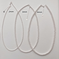 Ruying S925 sterling silver pearl necklace for women ultra-fine baby Xiaomi beads light luxury niche 2026 new hot style necklace