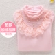 Áo sơ mi bé gái mùa xuân và mùa thu áo khoác cotton dài tay cho bé Áo thun bé ấm áp cho bé lớn cộng với nhung dày quần áo trẻ em giá rẻ