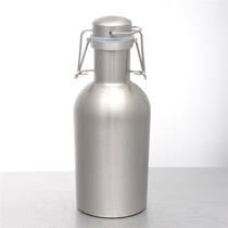 304 stainless steel liquor bottle 2 pounds of high concentration liquor portable portable jug high-grade beer keg sealing cover