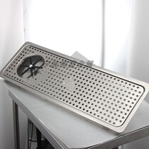 304 stainless steel cup washer Bar bar embedded stainless steel high pressure cup washer Bar drip tray Wine column wine box