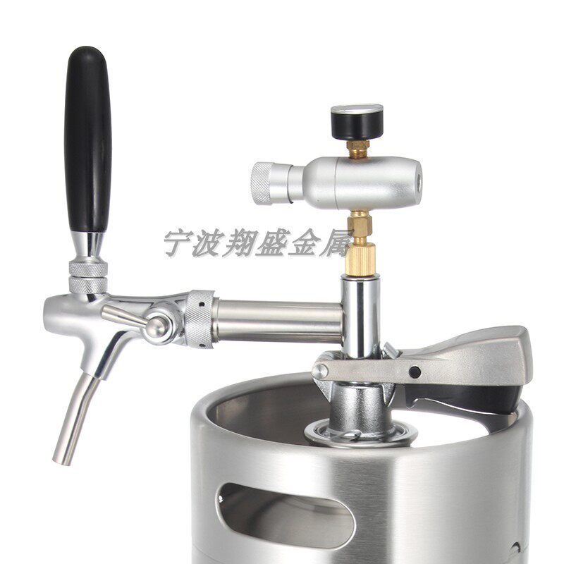 High - end wine gun 304 stainless steel US standard beer with alcohol A - type plate S - type beer barrel set