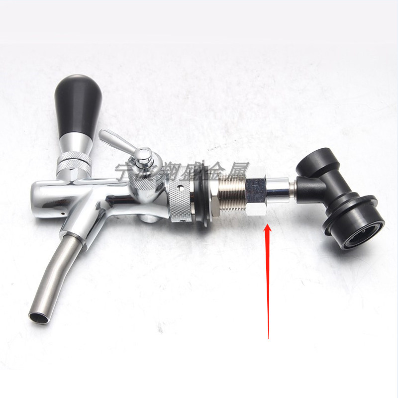 Coke barrel tap Quick-insert link nut G5 8 screw tooth Pepsi Quick pick up link Wine Head Accessories Adapter-Taobao
