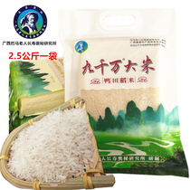  Guangxi Bama rice 5 kg 1 bag farm duck field rice 90 million brand selenium-rich hometown Guangxi Bama County