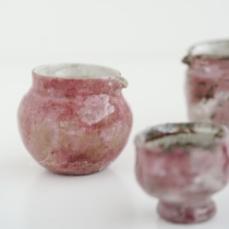 Shanwuji Liangzi порошок ручной работы розовый картина маслом электрическая печь дрова мастер-чашка горшок ручной работы