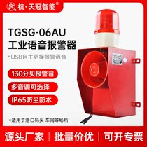 TGSG-06AU industrial sound and light alarm large decibel volume adjustable voice can be customized LED12V24V220V