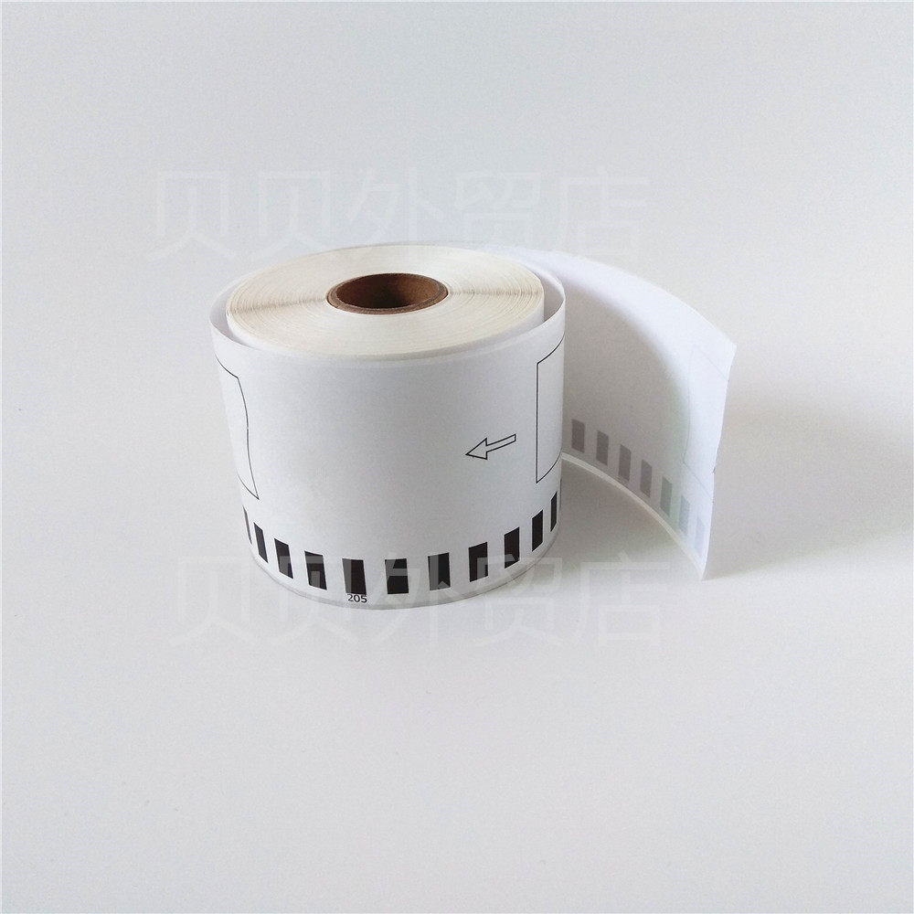 DK-22205 brothers continuous printing waterproof thermal bar code adhesive label paper QL-570 700 800