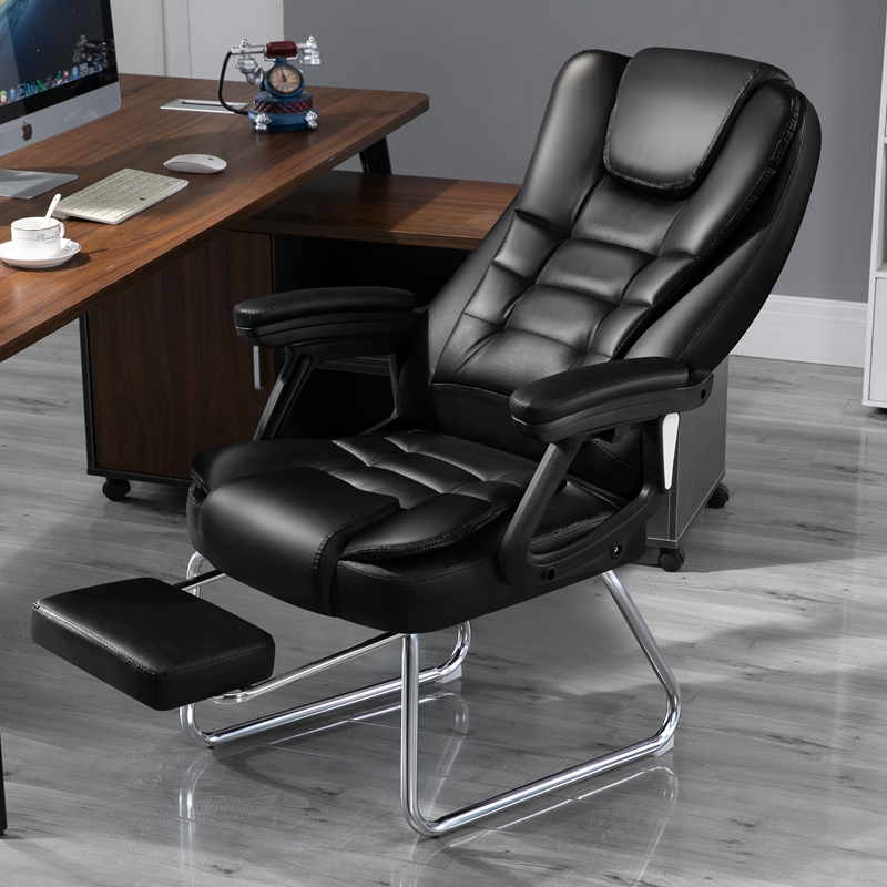 Computer chair Home office chair can lie boss chair human backrest massage chair comfortable sitting bow seat stool