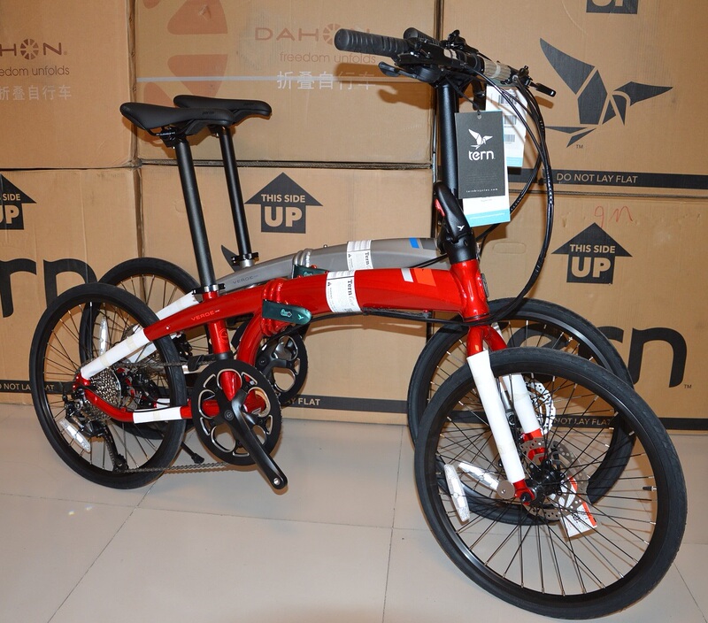 Tern Verge D 10% off Folding Bike 451 Racing Hydraulic Disc Brakes Upgradeable to Carbon Fiber Wheelset