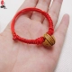 Peach Bone Bracelet dành cho trẻ em Baby Baby Baby Peach Core Dog Tooth Pig Bone Bell - Vòng chân