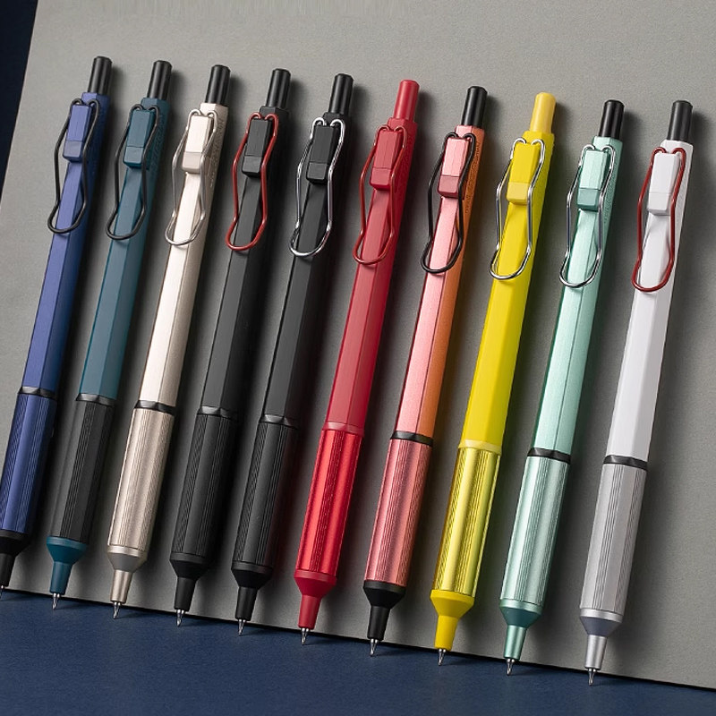 日本文具大赏uni三菱JETSTREAM EDGE中油笔金属snx1003圆珠笔0.28