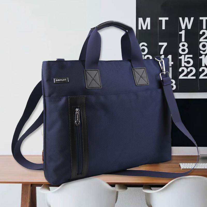 Pig Hand Paper bag Cloth Bag Big Capacity Briefcase Custom file briefcase Male Canvas Business Men Handbag Business Crosswalk Briefcase Computer Bag Casual Single Shoulder Bag Men