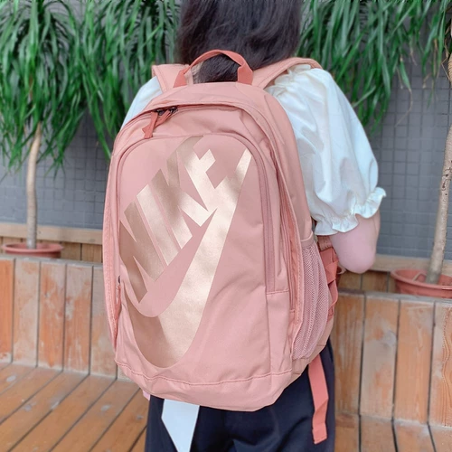 Nike, золотая сумка через плечо, спортивный школьный рюкзак для мальчиков, для средней школы