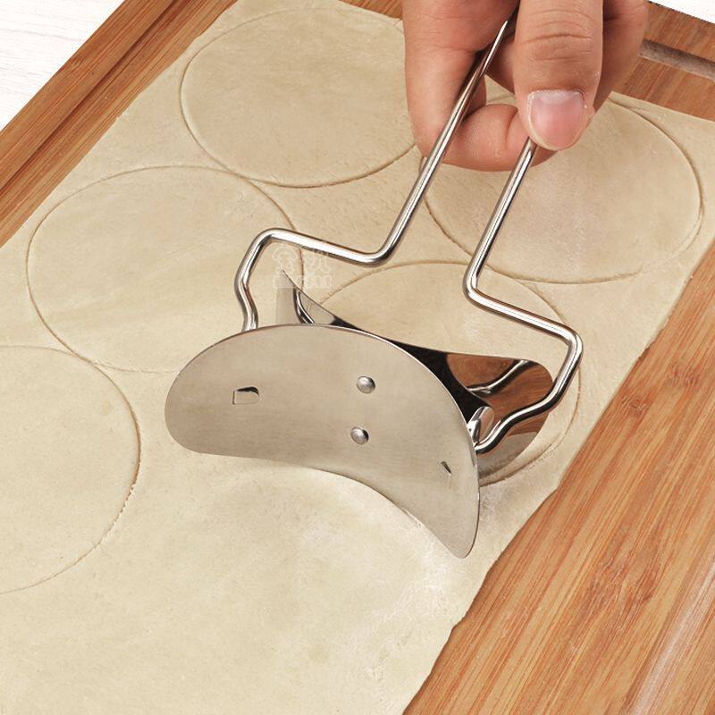 Stainless steel dumpling skin roller dumpling skin cut small size with dumpling mold Dumpling skin kitchen supplies