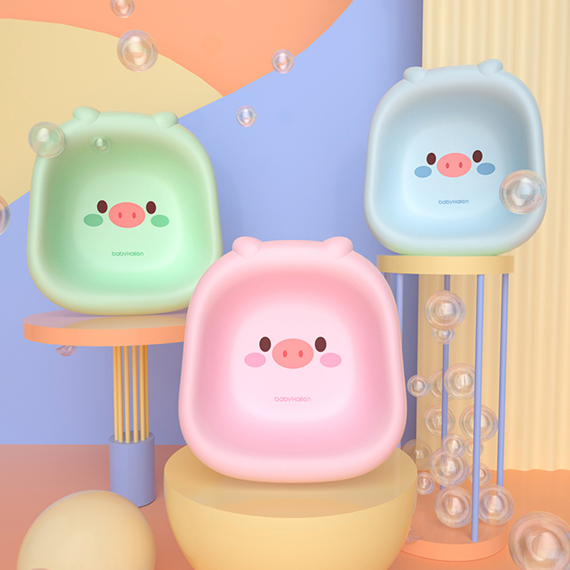 Baby washbasin wash ass small washbasin children's products Baby wash ass basin cartoon pp raspberry cute 3