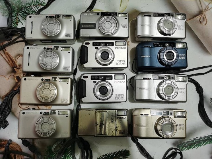 PENTAX PENTAX ESPIO 120SW II 105SW 120MI 150SL ROLL FILM POINT-AND-SHOOT CAMERA